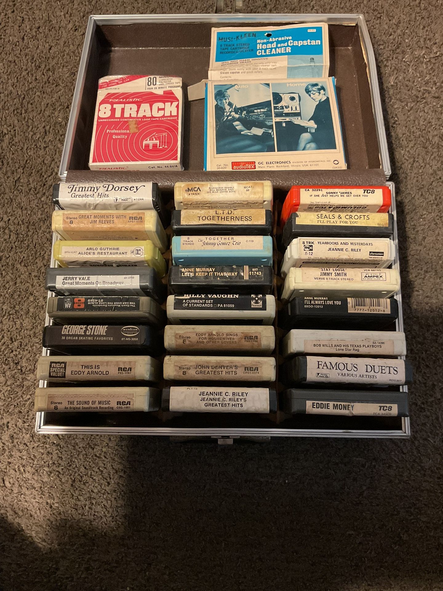 8 track music with a box back to the 70s