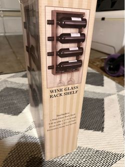 Wine holder shelf ***in box brand new***