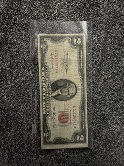 Two Dollar Gold Red Note Dollar 