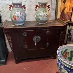 Primitive Chinese Alter Table Cabinet