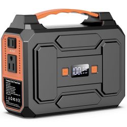 Portable Power Station 146Wh 100W AC USB Battery Charger Camping Solar Generator