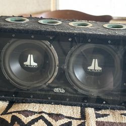 JL Audio Speakers And Car Box