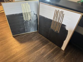 2 Beautiful Abstract Wall Decor
