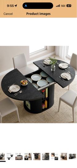 Extendable Round Dining Table *NEW in box*