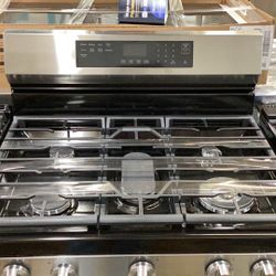 Samsung Gas Stove 6.0 Cu Ft New Scratch And Dent 