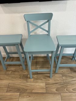 Chair And Stool Set