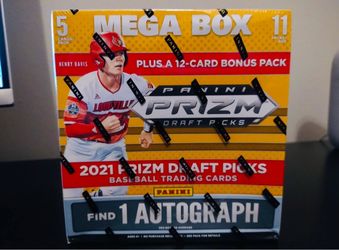 2021 Panini Prizm Baseball Mega Box