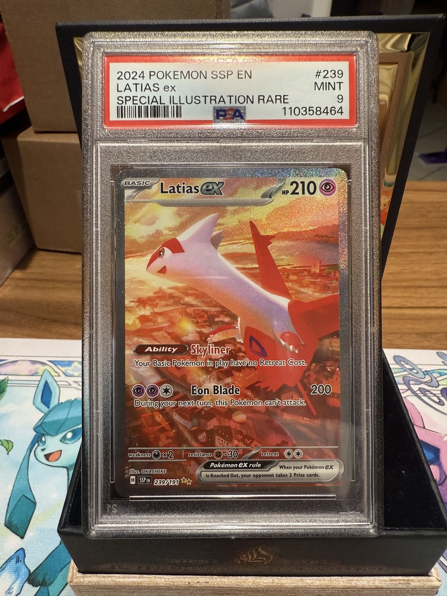 Pokemon latias ex psa 9