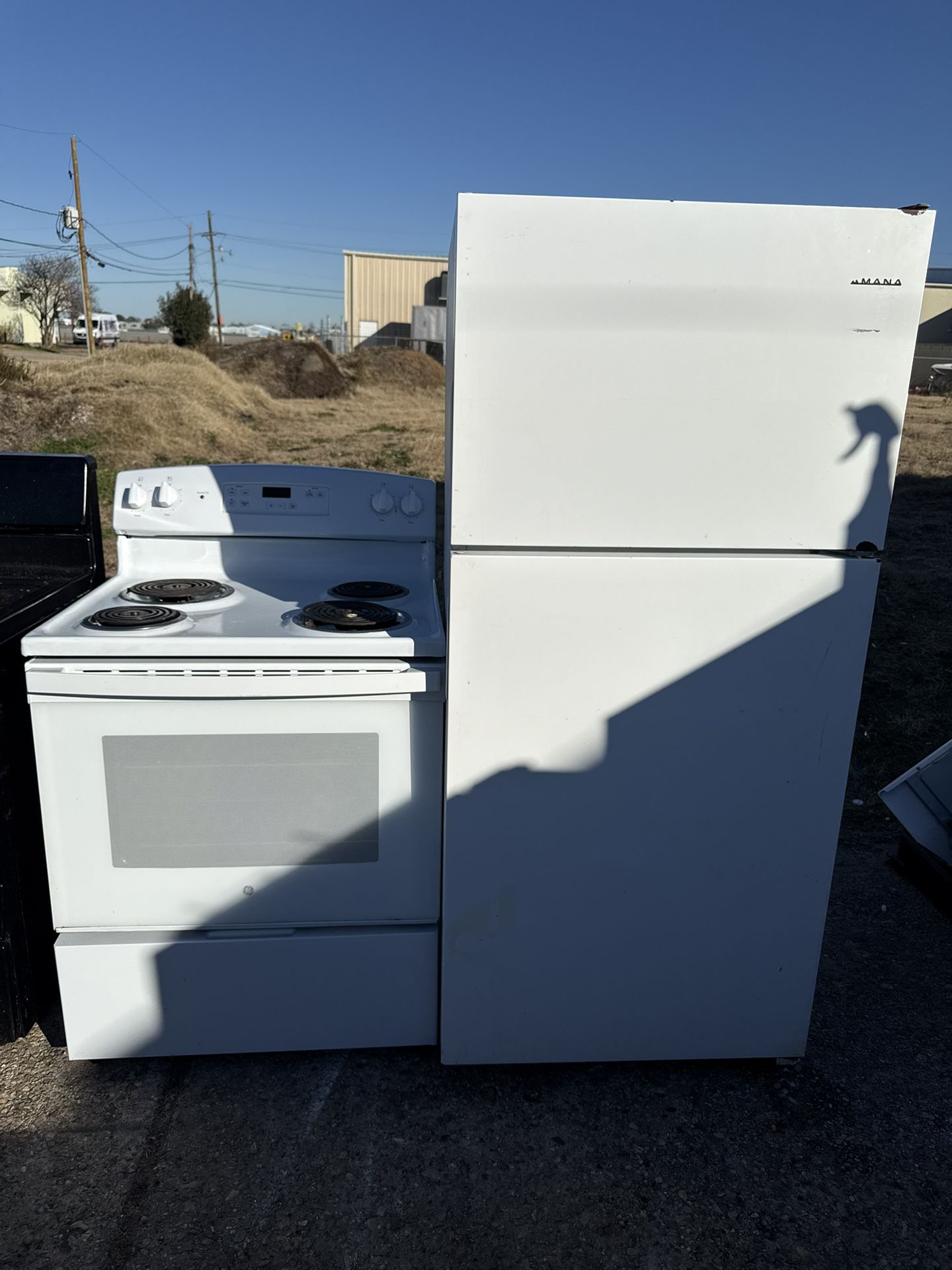 Fridge And Stove Set