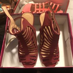 Burgundy Heels