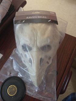 New Raven skull Halloween mask