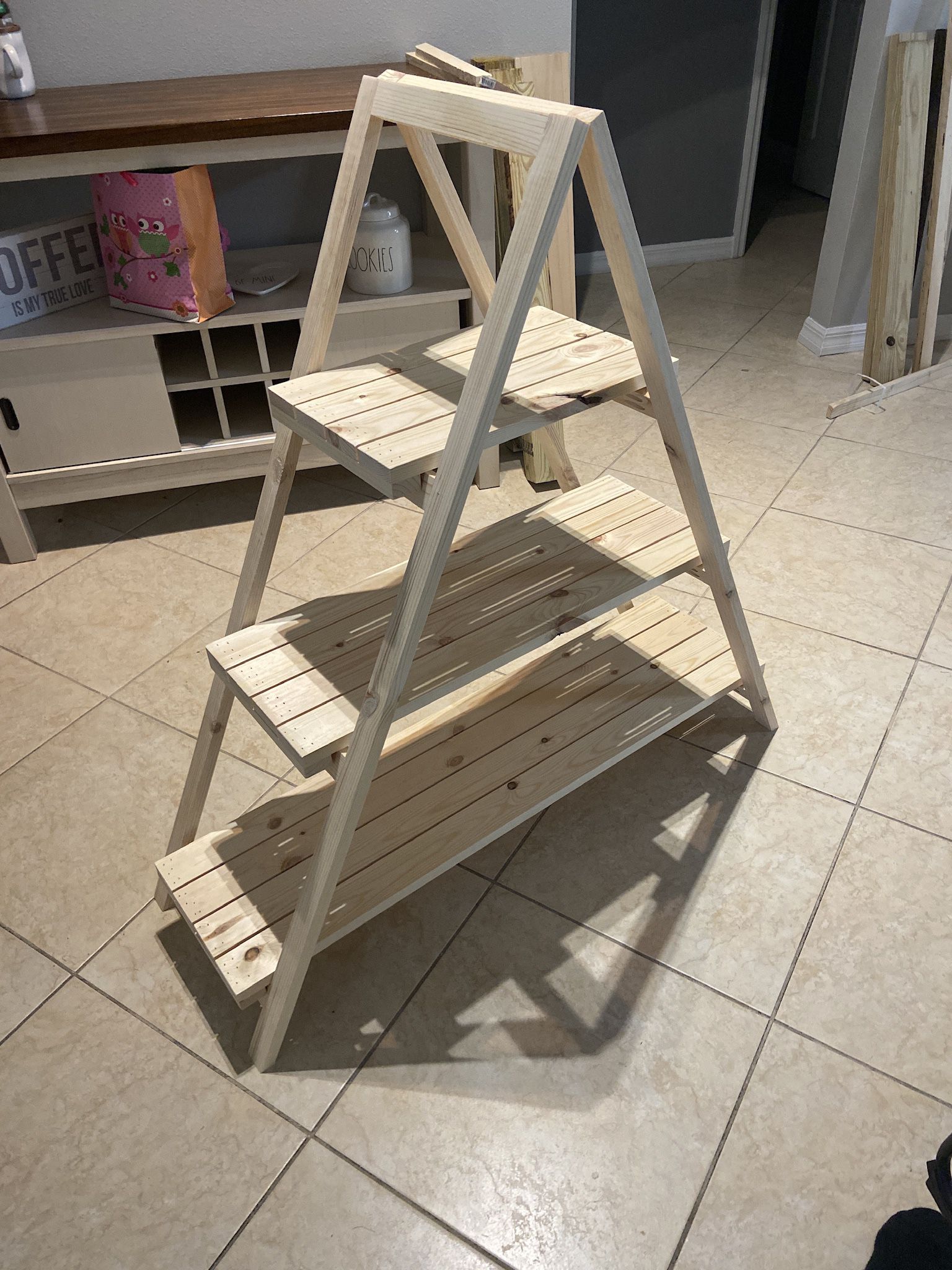 A Frame Plant Stand 