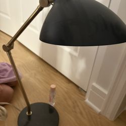 Table/desk Lamp. Brass And Metal 