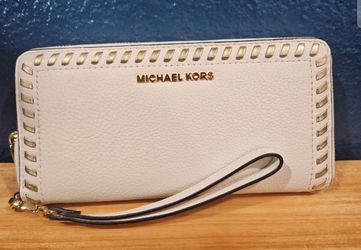 White Wristlet Wallet