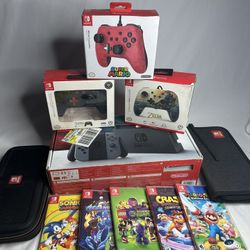 Nintendo Switch V1 complete with games and accessories