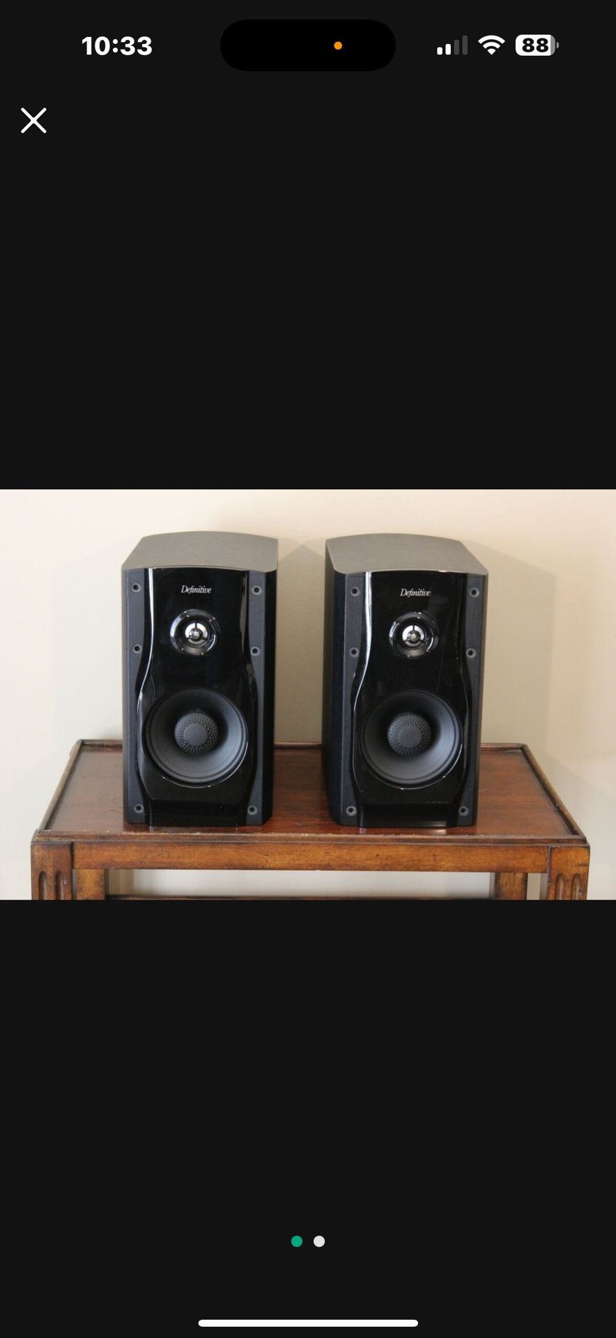 Definitive Technology StudioMonitor 55 Bookshelf speaker