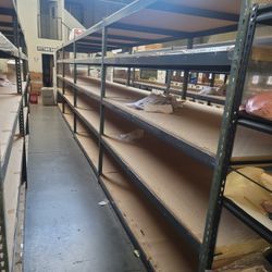 Used Shelving 96 in W x 48 in D Boltless Heavy Duty Storage Bulk Racking Delivery Available 