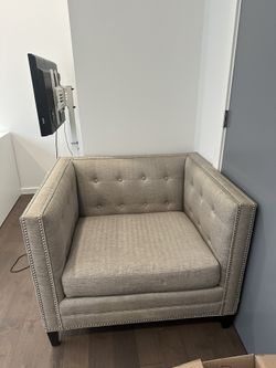 Grey Loveseat