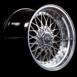 JNC004 Hyper Black Machined Lip Wheels - 15"-18"