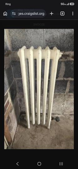 Vintage Cast Iron Radiator