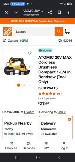 Dewalt 12v brushless  bandsaw