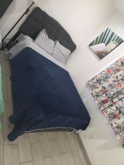 full size bed with mattress