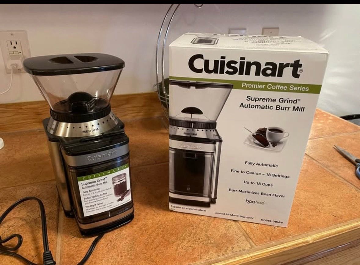 Cuisinart Supreme Grind 32 Cup Electric Burr Coffee Grinder, Stainless Steel