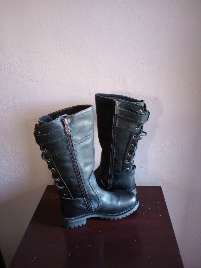 Women's Harley Davidson Motorcycle Boots 6