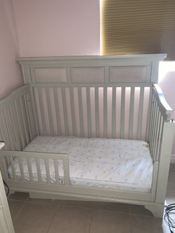 Crib and Changing Table with Dresser