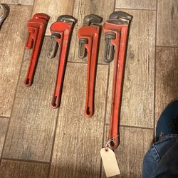 pipe Wrench Heavy Duty , 14”-18”-18”-24” pipe Wrench Heavy Duty