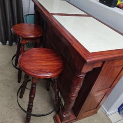 Bar And Stools 