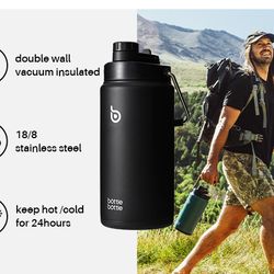 Bottle Bottle 64oz Insulated Water Bottle – Brand New