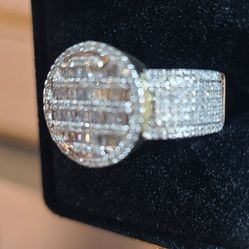 Diamond Baguette And 10k Gold