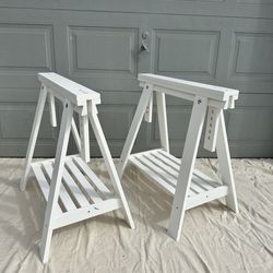 MITTBACK Trestle Table Legs, White
