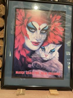 Mardi Gras - Cat New Orleans 1985 Larry Harris