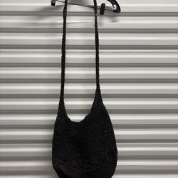 Black Knit Shoulder Purse Nice Style