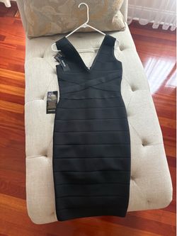 Midi black dress