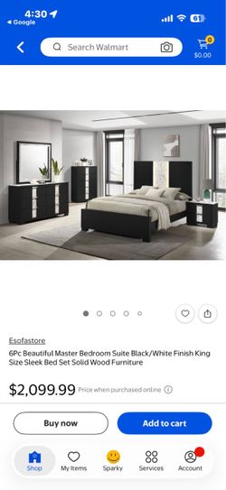 Bedroom set with Beautyrest mattress