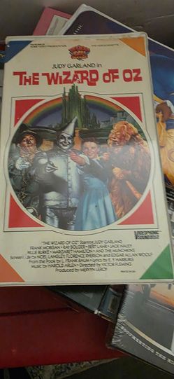Vintage The Wizard of Oz Vhs Tapes