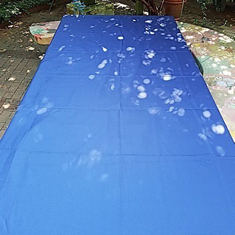2 rectangular table cloths dark marine blue,60 x 102 inches $10 per piece