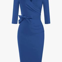 Woman Dress Blue Size L