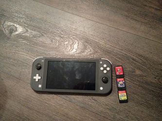 Nintendo switch and 3 Mario games