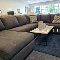 Ambee Slate Sectional Oversized Couch Brand New 