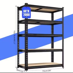 60"H Garage Shelving Storage Shelves