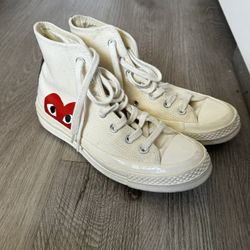CDG Converse Size 6 Woman’s
