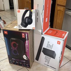 JBL [ SUPER HOME AUDIO BUNDLE ] ~ JBL Partybox Live 120 ~ JBL Live 675NC ~ JBL Cinema SB595