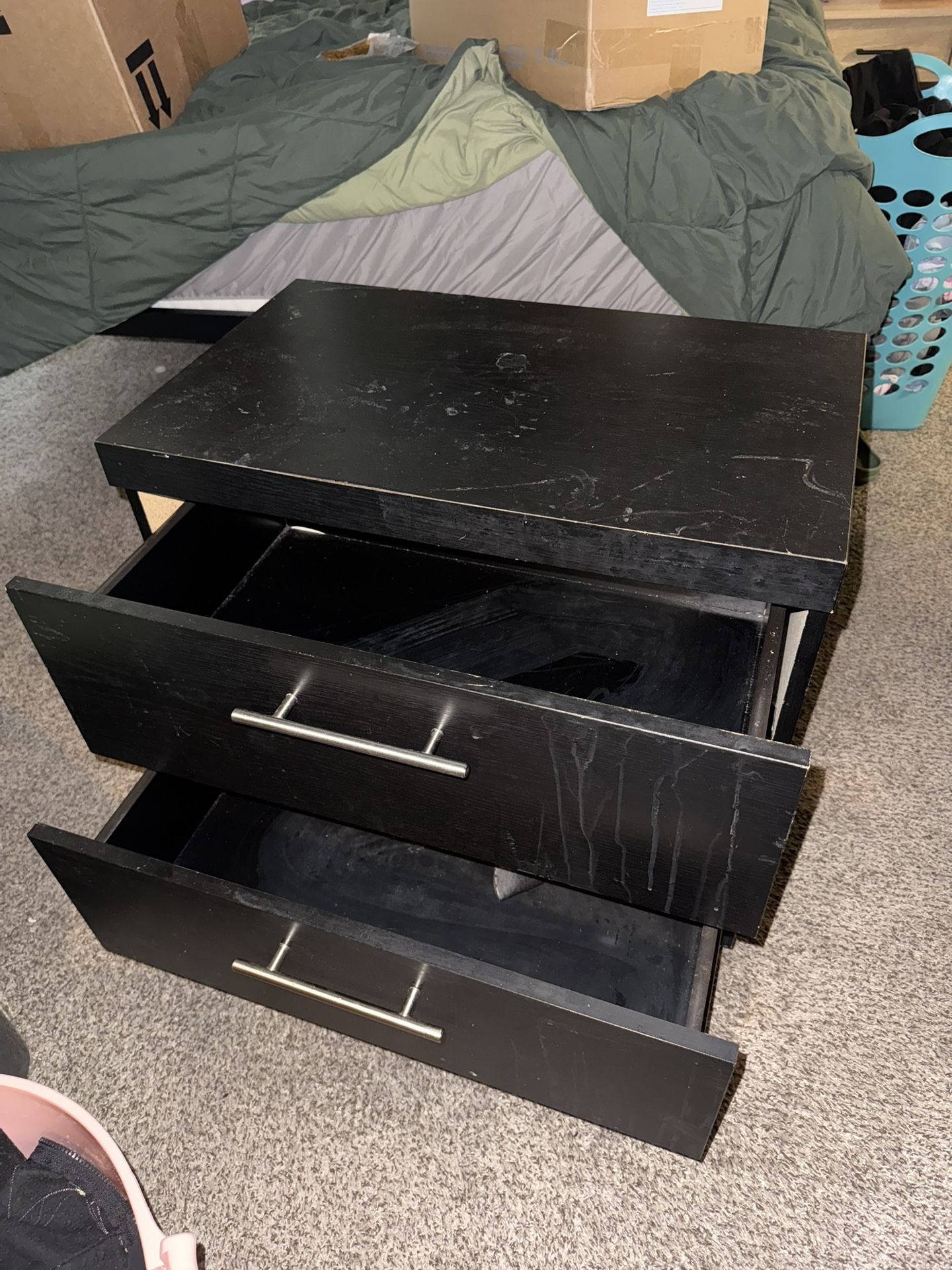 Night Stand With Drawers