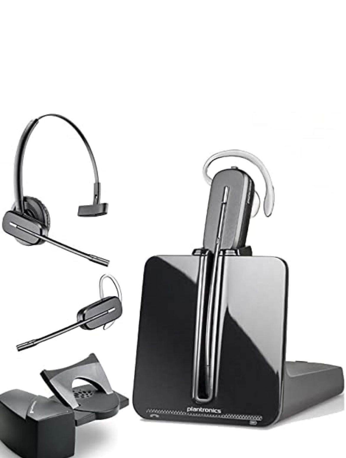 Plantronics CS540 Wireless Headset with Savi HL10 Straight Plug Lifter