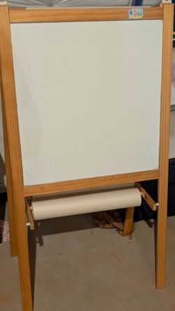 Kids drawing and writing chalkboard