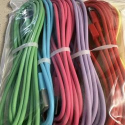 Brand new 6 x colorful USB to lightning power cord